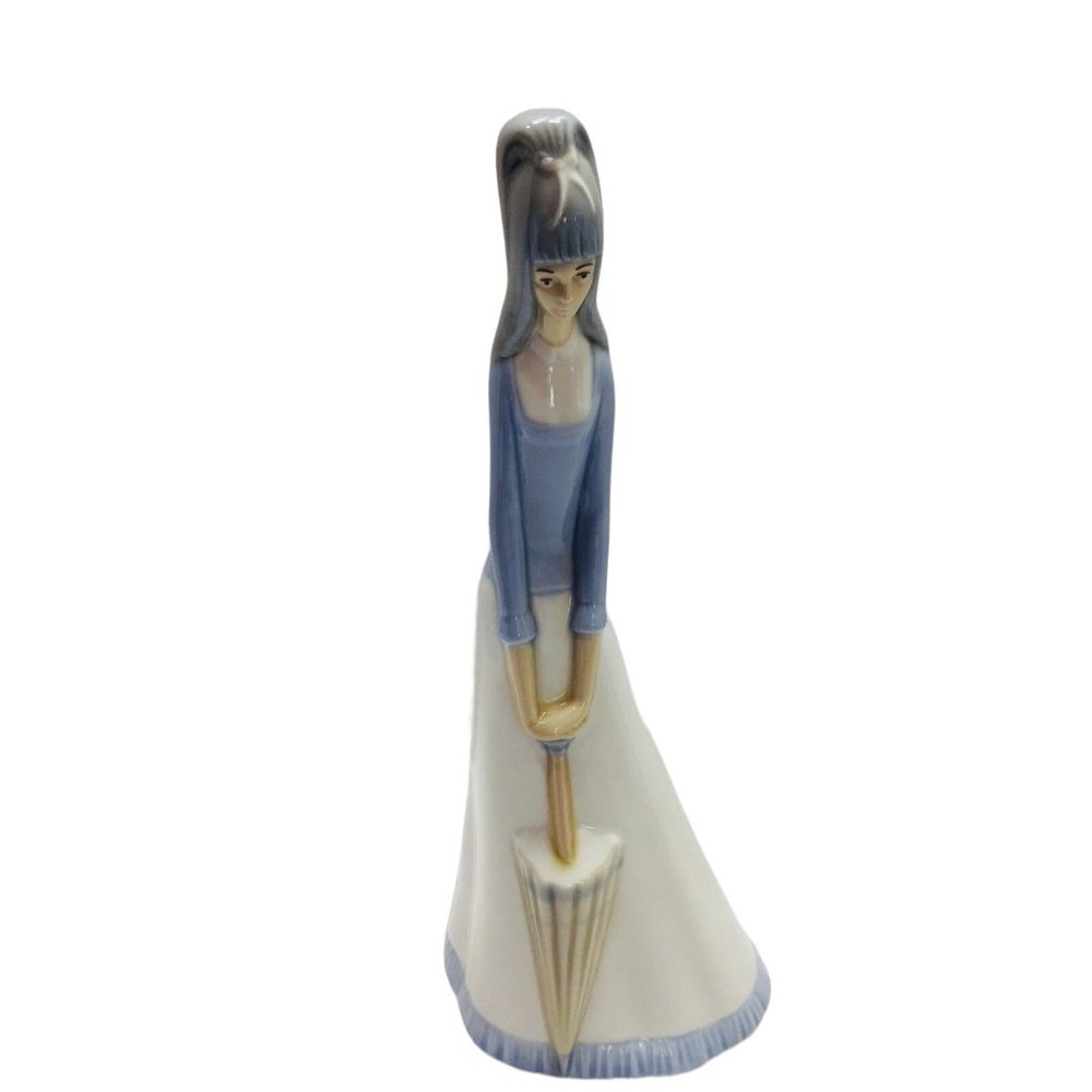 Porcelanas Miquel Requena S.A CUART DE POBLET VALENCIA SPAIN GIRL UMBRELLA 25104
